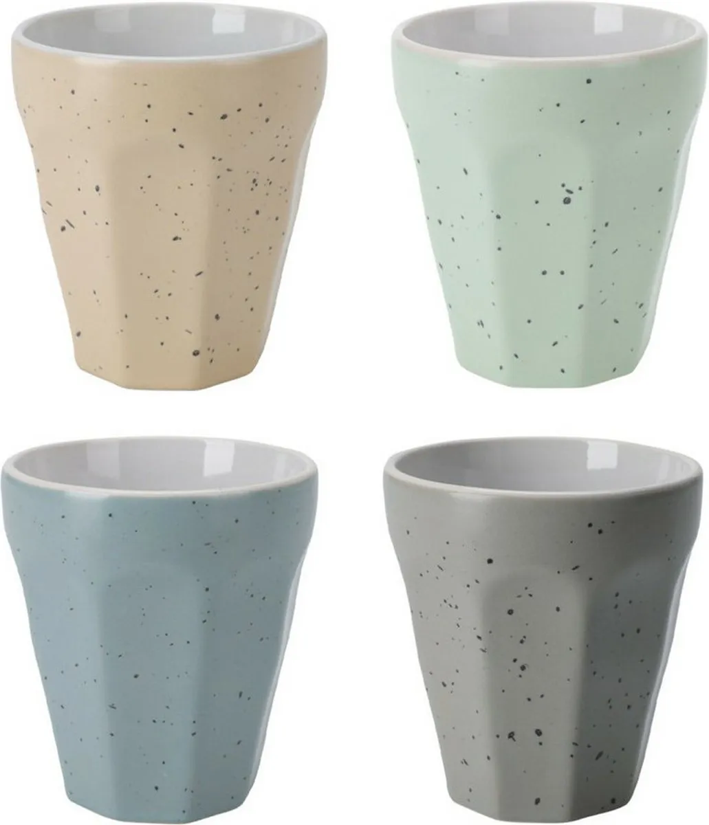 Excellent Houseware Thee/Koffie Mokken Set 8 Stuks