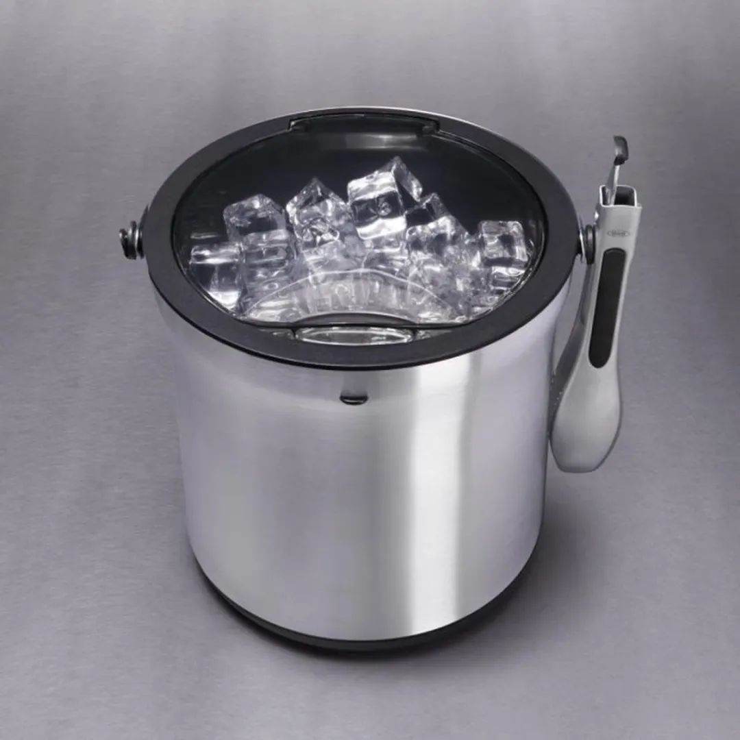 OXO IJsemmer SteeL met tang 4L - Zilver
