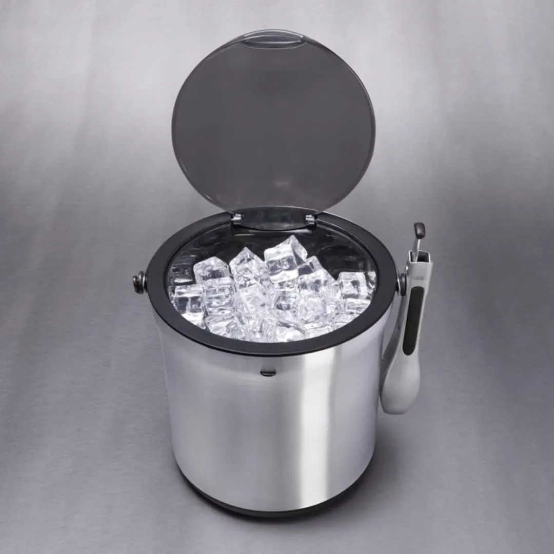 OXO IJsemmer SteeL met tang 4L - Zilver