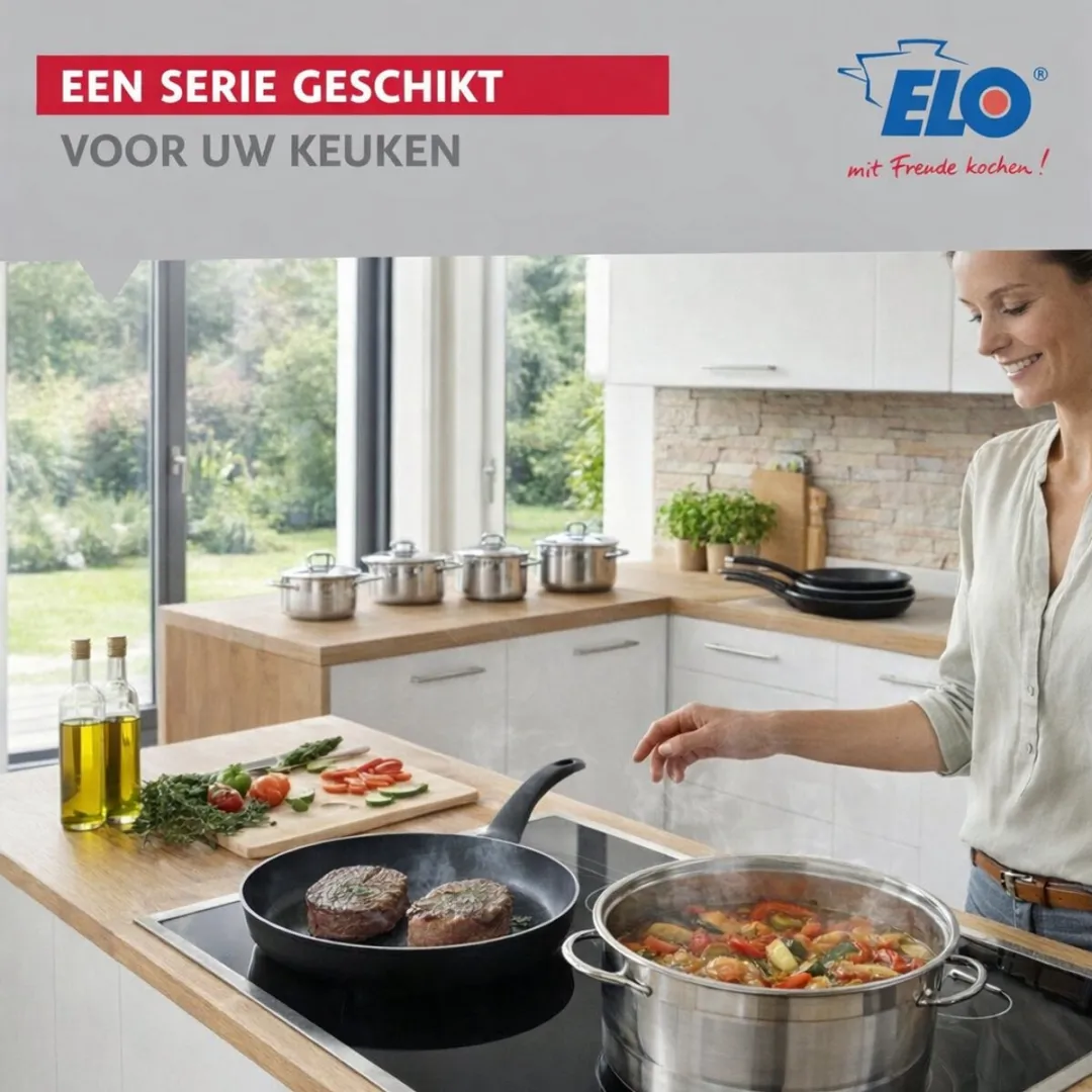 Fackelmann ELO 9728750 Keukengerei Set - 4-delig Roestvrij staal