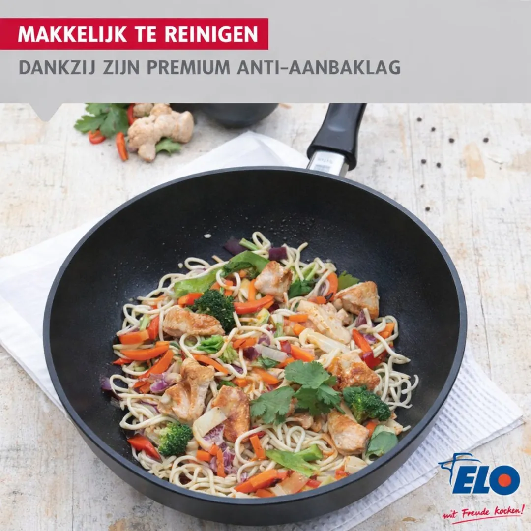Fackelmann Elo 1552026 Koekenpan 20cm - Anti-aanbak - Zwart