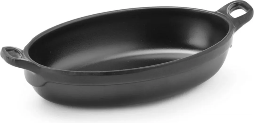 Hendi Mini Ovale Pan 564547 - Ø15,5cm - Zwart