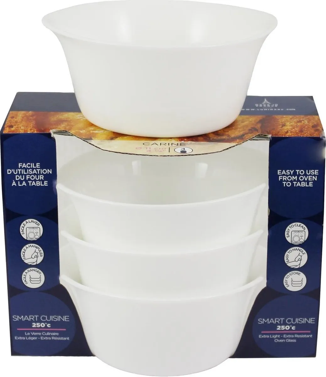 Luminarc Smart Cuisine Crème Brûlée 11cm - Set van 4 - afbeelding 4 van 5