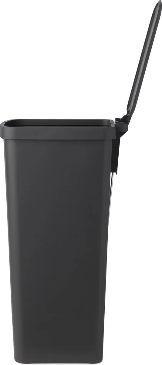 Brabantia StepUp Prullenbak 40L - Dark Grey