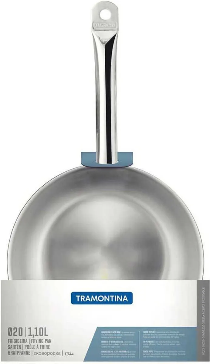 Tramontina Professioneel 1.10l 20 Cm Rvs Koekenpan Zilver