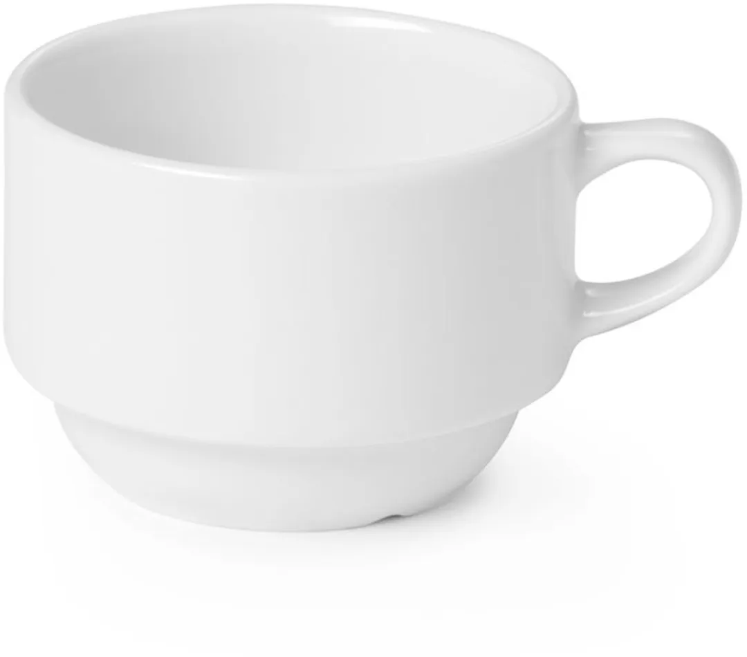 Hendi Koffiekop Hotelporselein 0,17L - Ø80mm - Wit