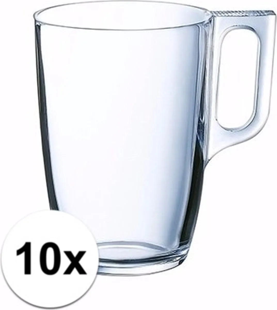 Luminarc Theeglazen 320ml - 10 Stuks Transparant