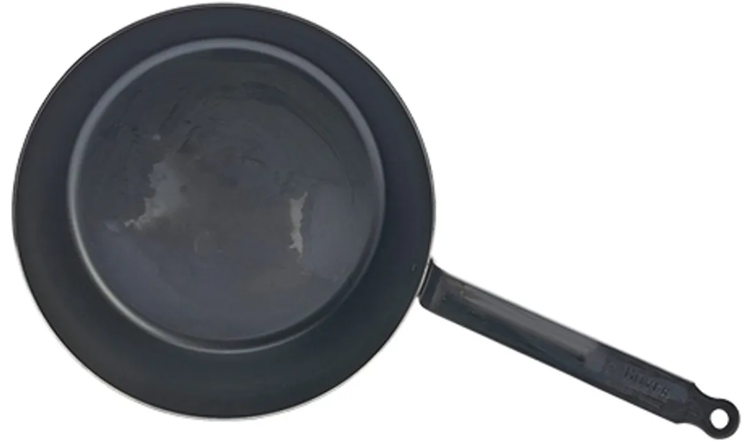 DeBuyer Hapjespan Ø28cm - Plaatstaal - Zwart