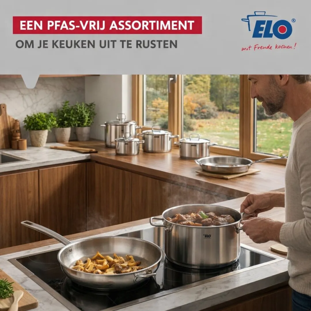 Fackelmann ELO 9501150 Keukenset - 5-delig - Inductie - Roestvrij staal