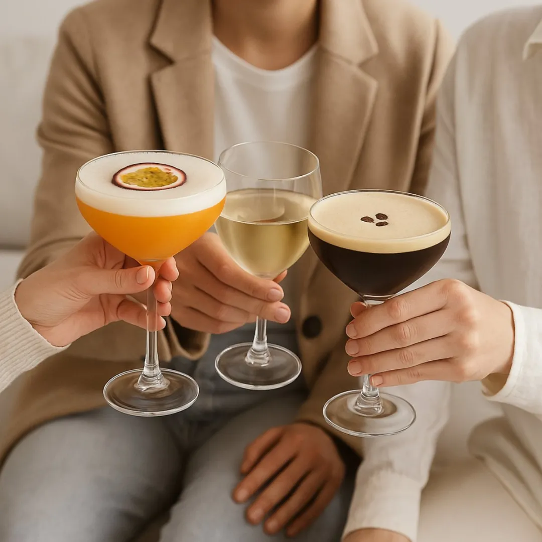 Alpina Cocktailglazen Set 4 Stuks 24cl - Transparant
