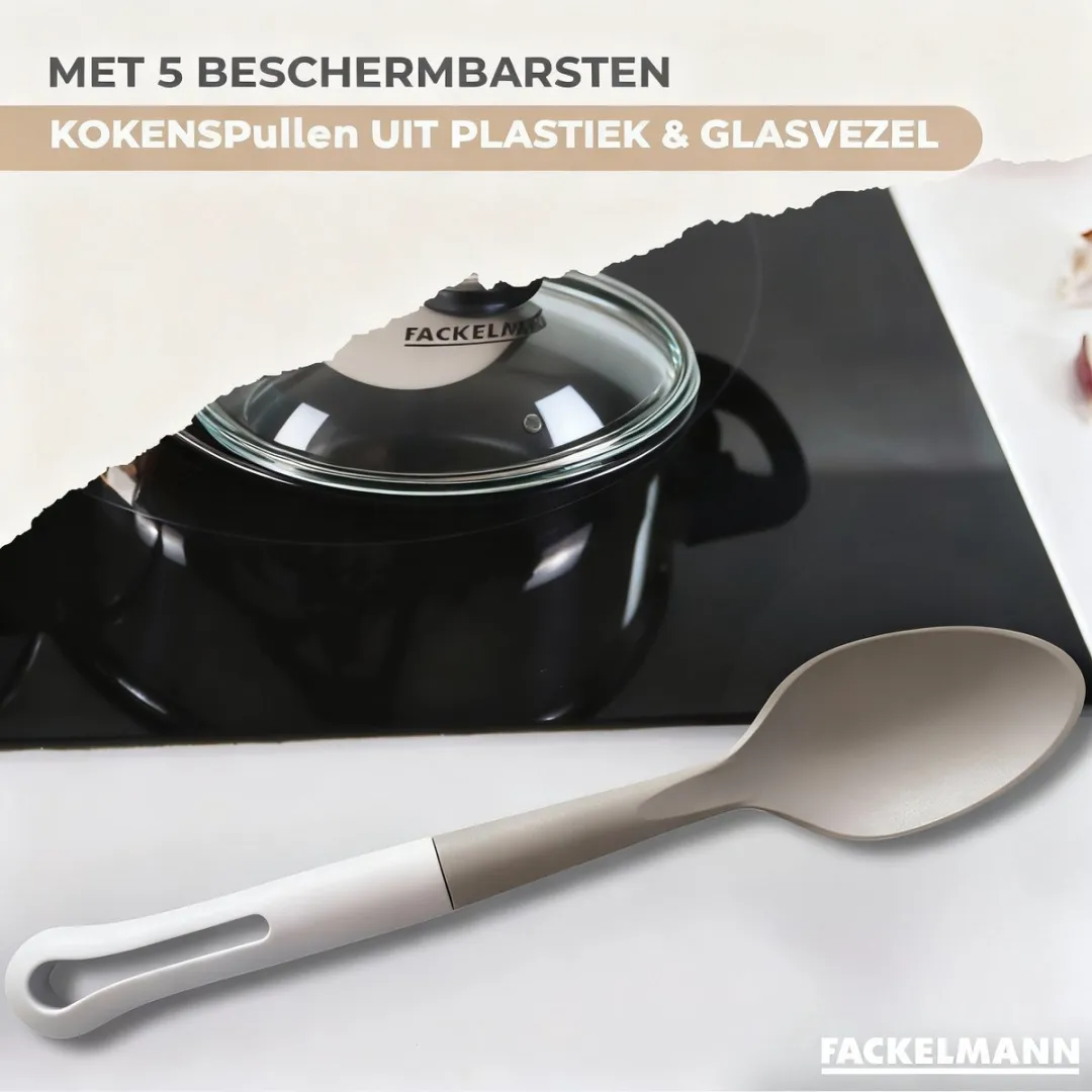 Fackelmann Eterna RVS Kookset 2 Pannen 24/28cm + 3 Potten 16/20/24cm - Roestvrij staal