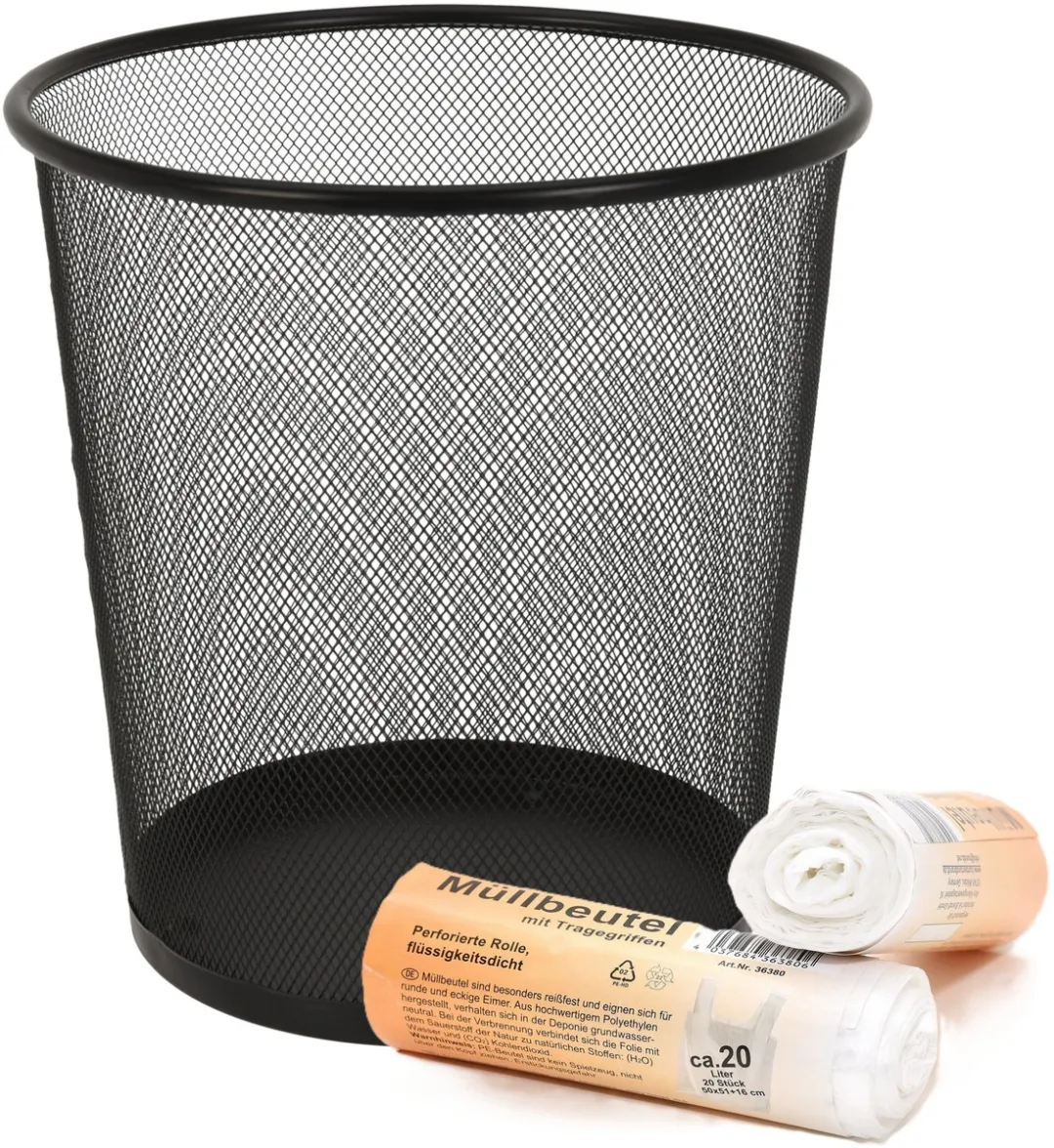 Excellent Houseware Papier Prullenbak 20L