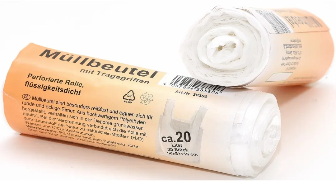 Excellent Houseware Papier Prullenbak 20L - Zwart - 40 Zakken