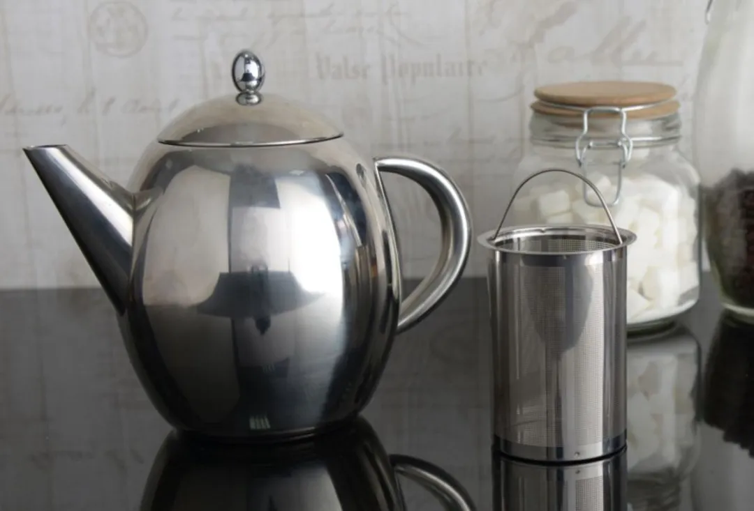 KitchenCraft Theepot La Cafetière Paris 500ml - RVS Zilver