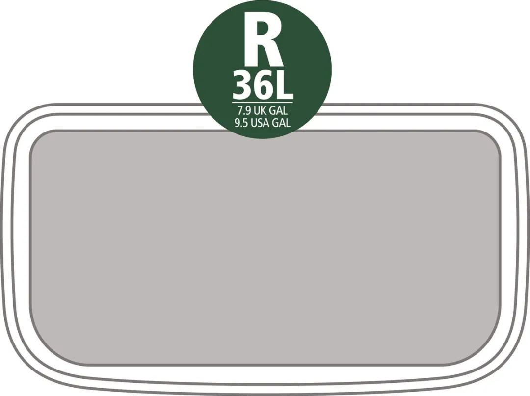 Brabantia Bo Touch Prullenbak 36L - 1 vak - Wit