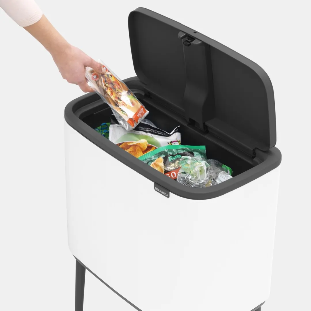 Brabantia Bo Touch Prullenbak 36L - 1 vak - Wit