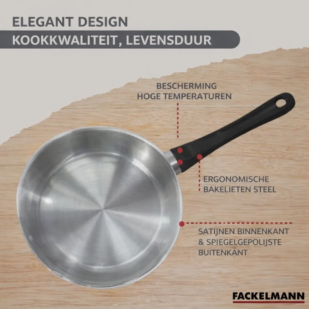 Fackelmann 9445550 Set Koekenpan 28cm