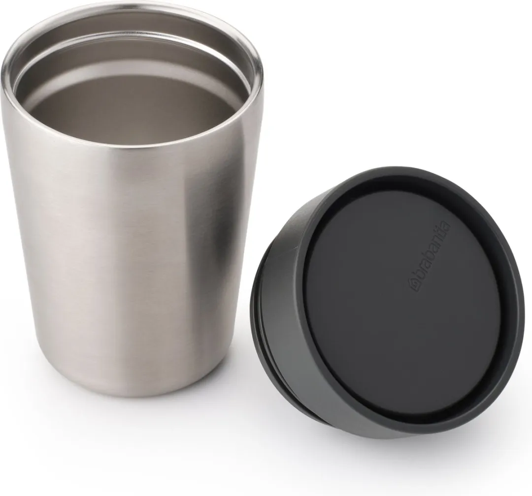 Brabantia Make & Take Thermosbeker 200ml - Dark Grey