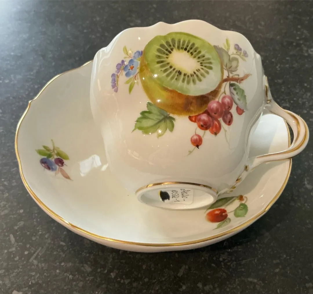 Meissen New Cutout Kop & Schotel