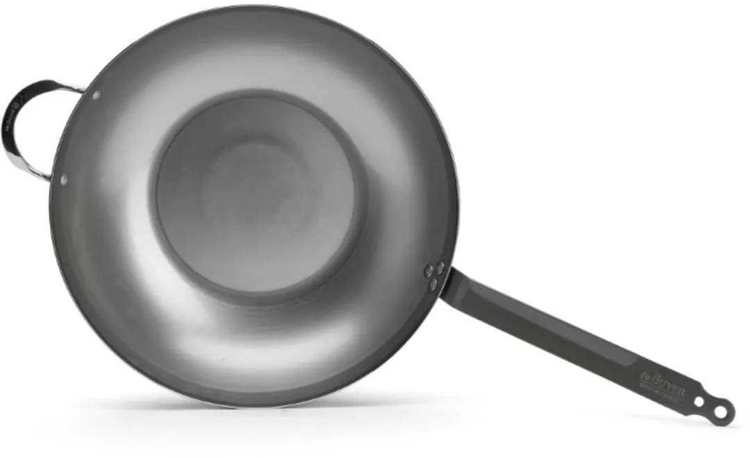 DeBuyer Wok Mineral B Ø40cm - Inductiegeschikt - Staal