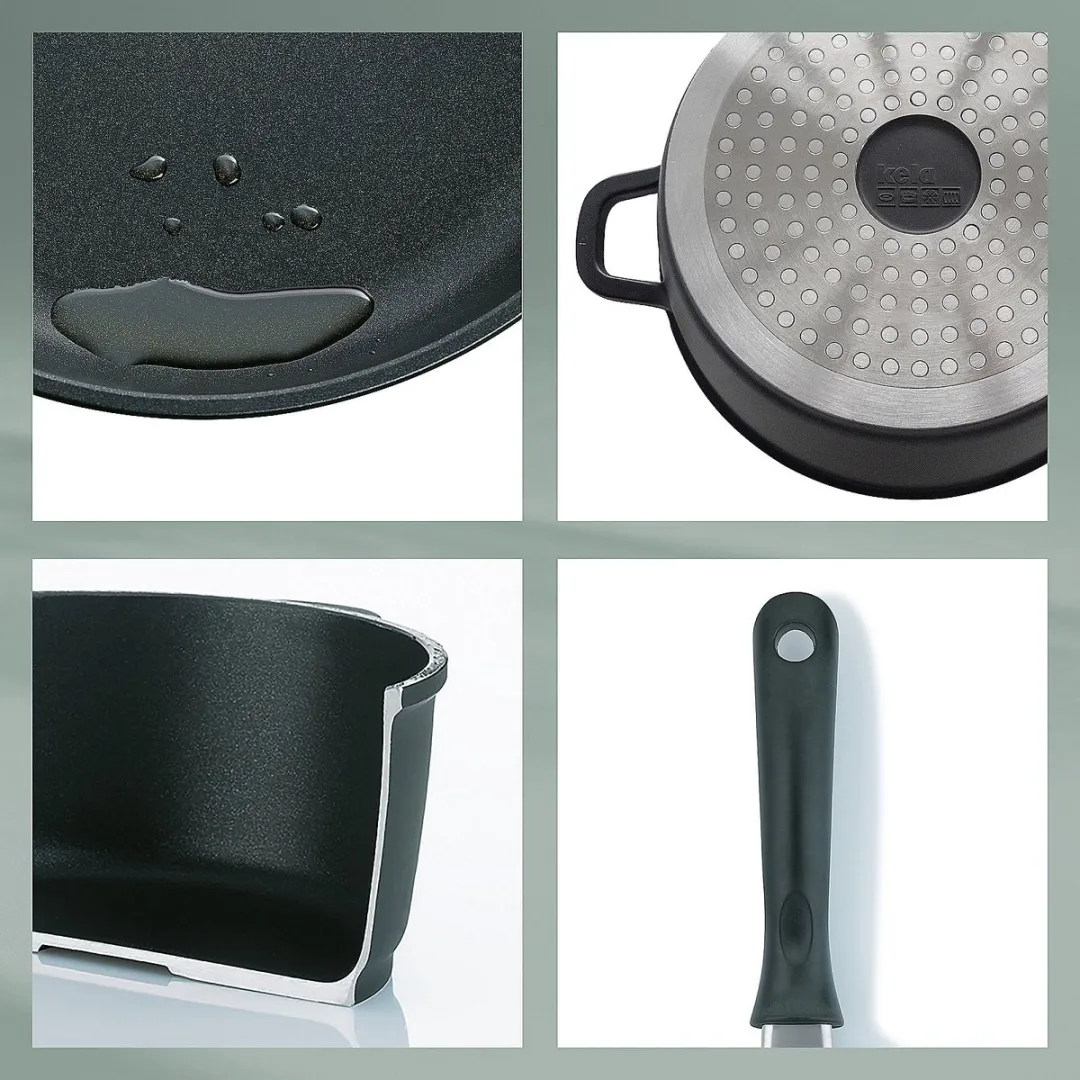 Kela Kerros Grillpan 28cm - Zwart