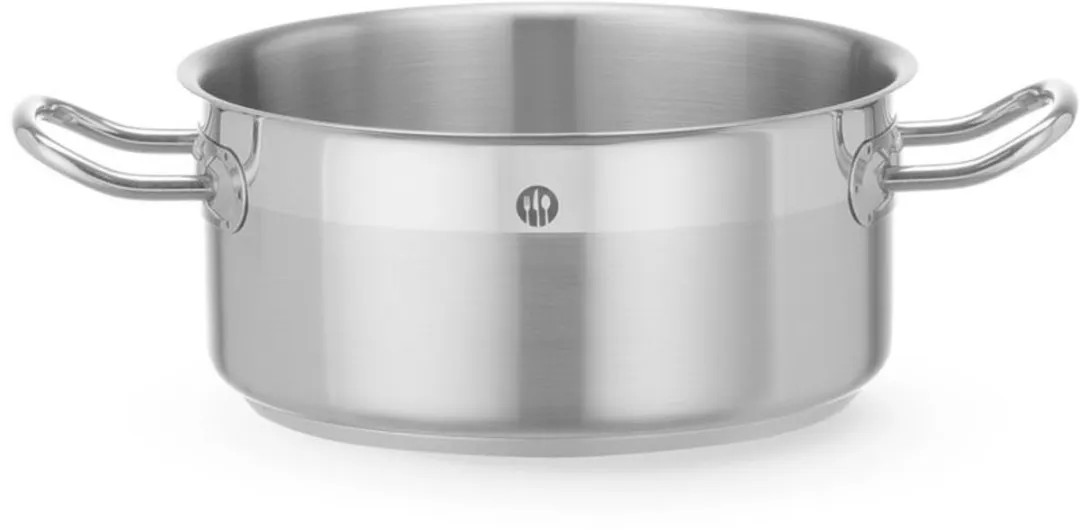 Hendi Lage Kookpan RVS 20cm x 9,7cm - Inductie