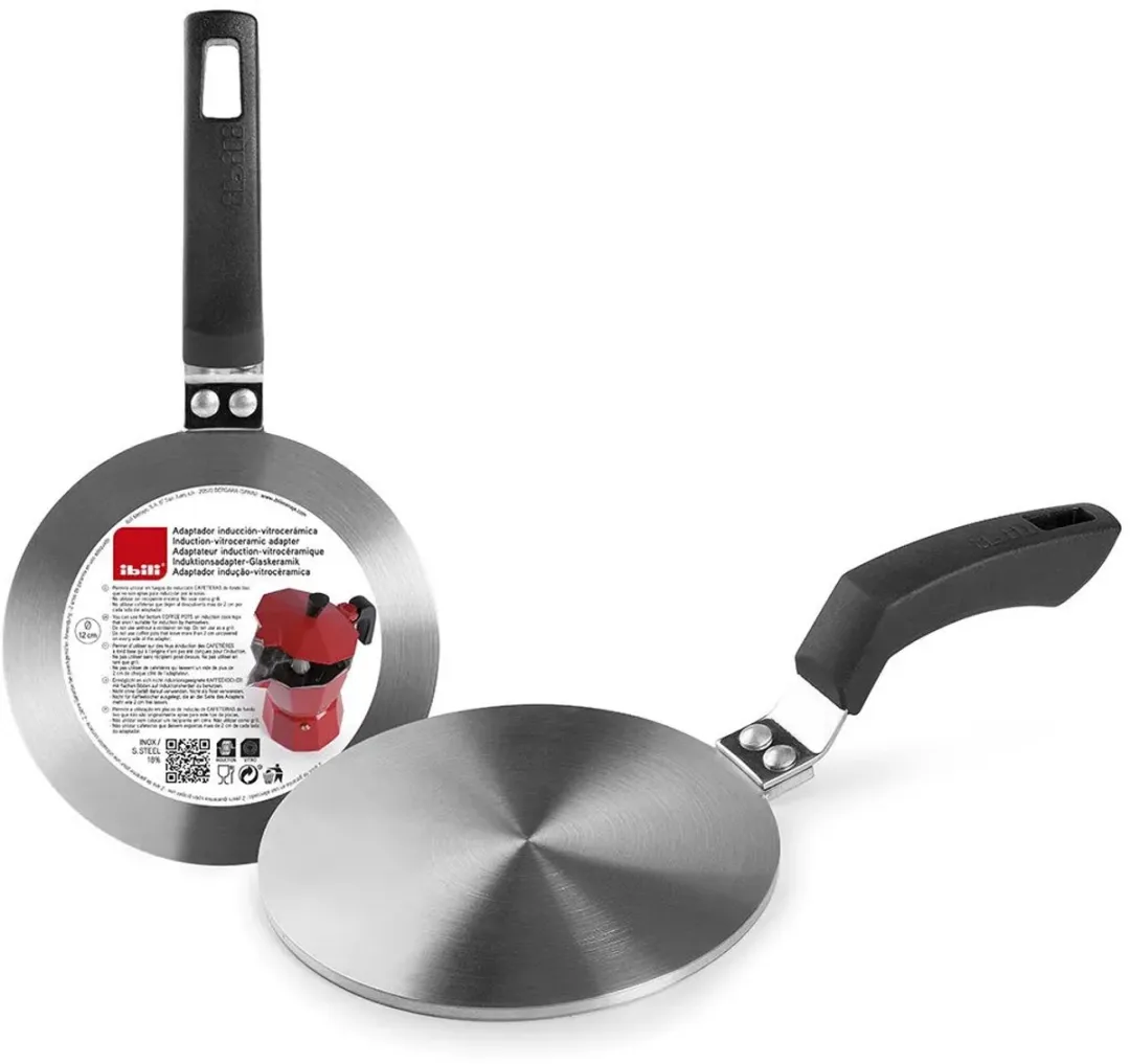 Ibili Eco 12 Inductie-Kookplaatadapter Zilver