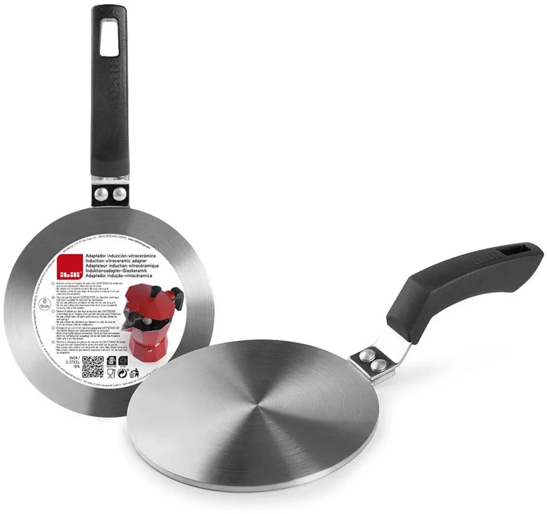 Ibili Eco 12 Inductie-Kookplaatadapter Zilver