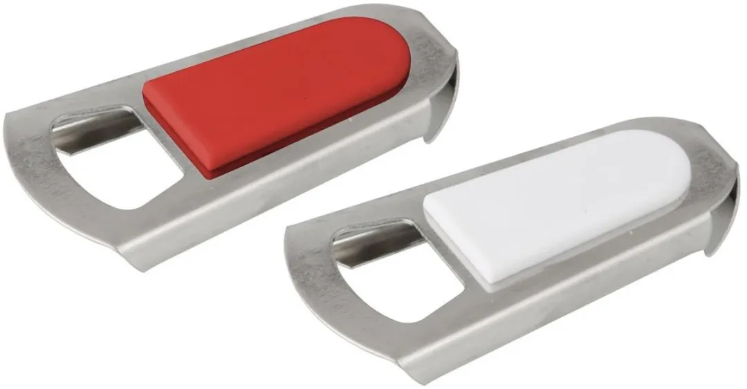 Fackelmann 49975 Bieropener & Flesstopper - Rood/Wit