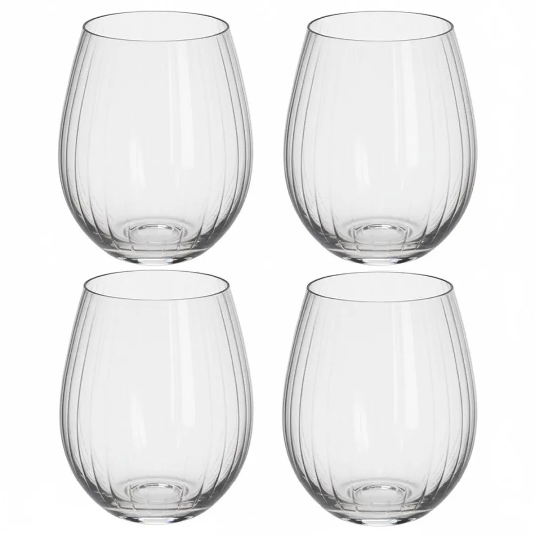 Excellent Houseware Drinkglazen 400ml - 4 Stuks