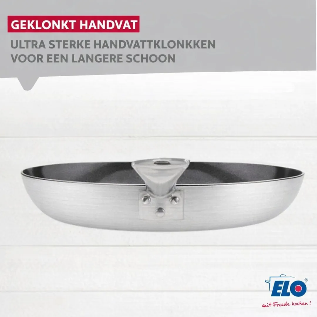 Fackelmann Elo 9803150 RVS Pan 24cm - Grijs