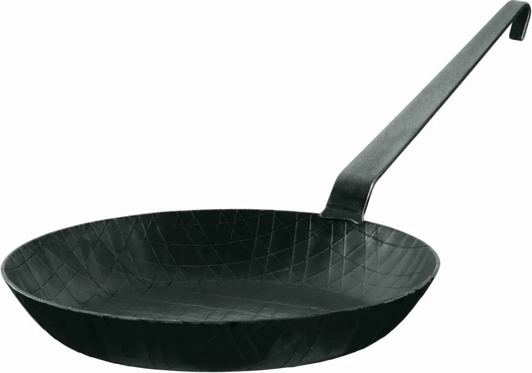 Rösle Koekenpan 28cm - Smeedijzer - Zwart