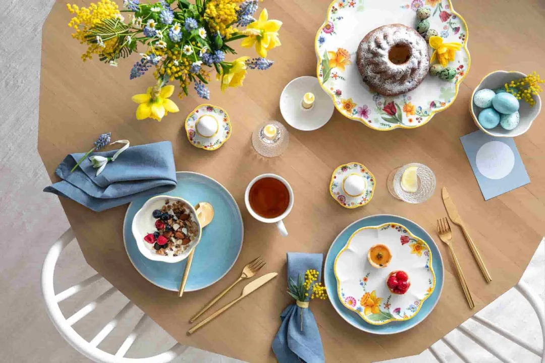 Villeroy & Boch Spring Awakening 1486387281 - 6-delig ontbijtset - afbeelding 4 van 6