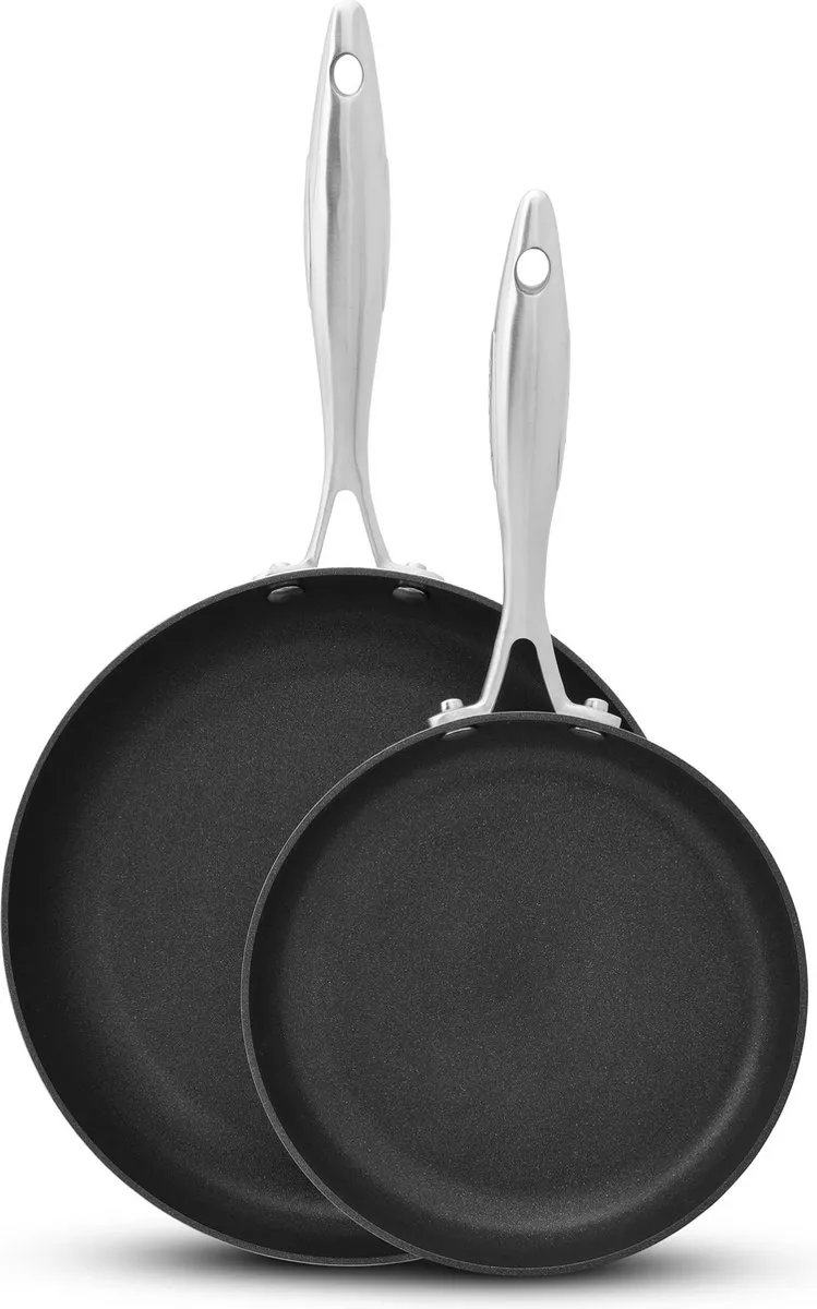Scanpan CTX Set 2 Koekenpannen 20cm + 26cm - Zilver