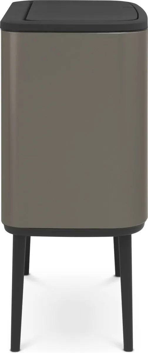 Brabantia Bo Touch Bin Prullenbak 34L - 2 Vakken - Platinum