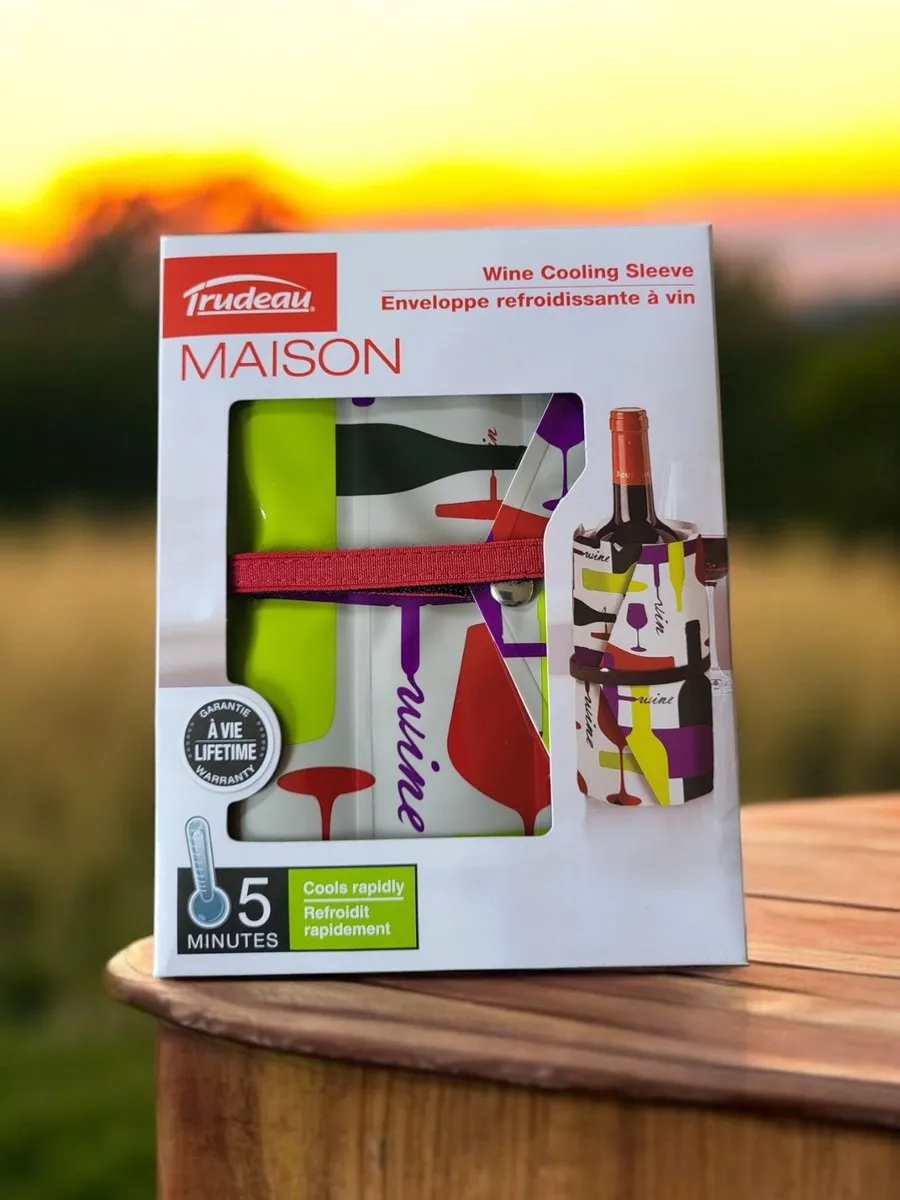Trudeau - Wijnkoelhoes - Wijnkoeler - Flessenkoeler - Fleskoeler eenvoudig en snel uit de diepvries