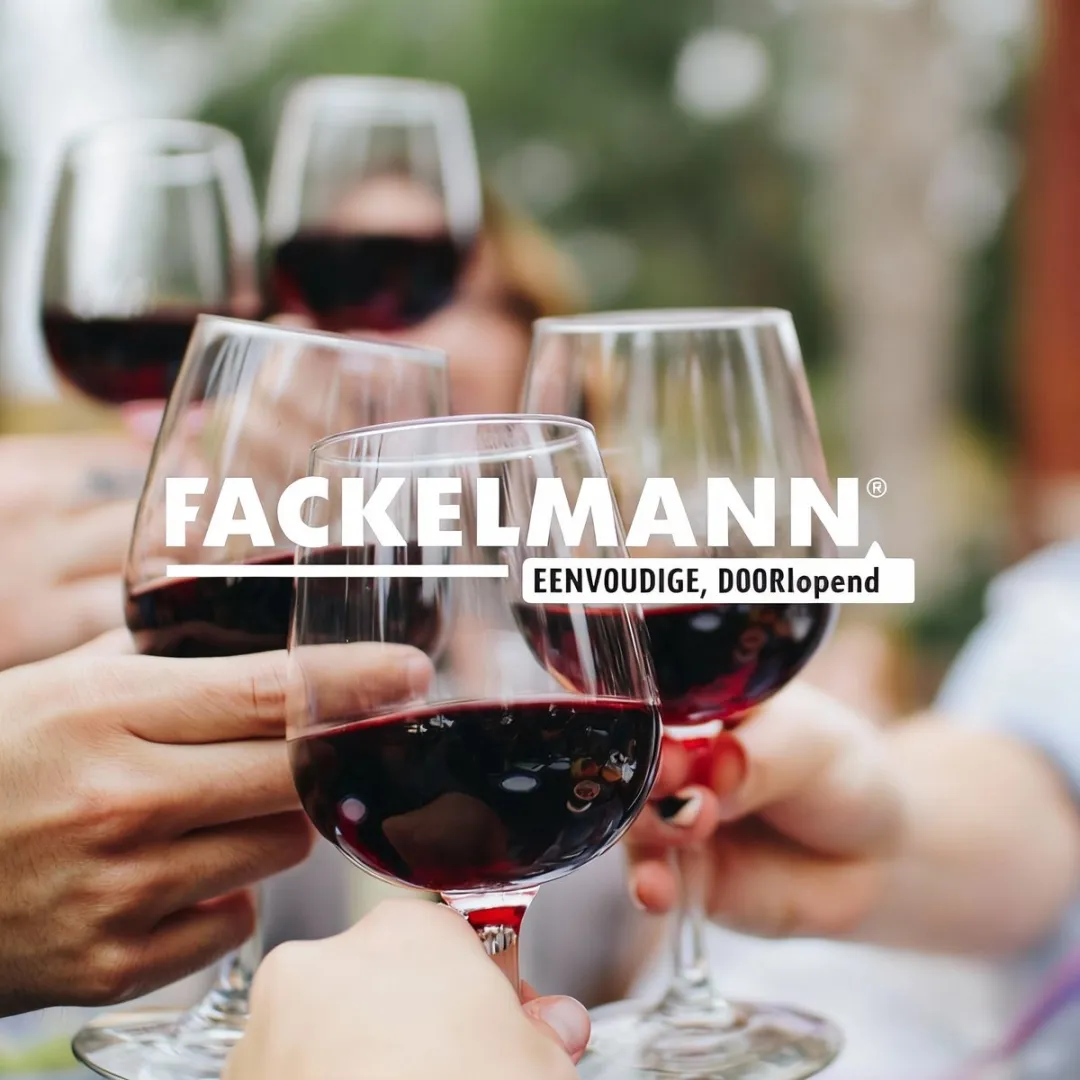 Fackelmann 49578 Wijnbeluchter - Transparant/Zwart