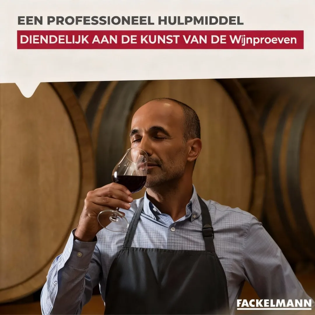 Fackelmann 49578 Wijnbeluchter - Transparant/Zwart