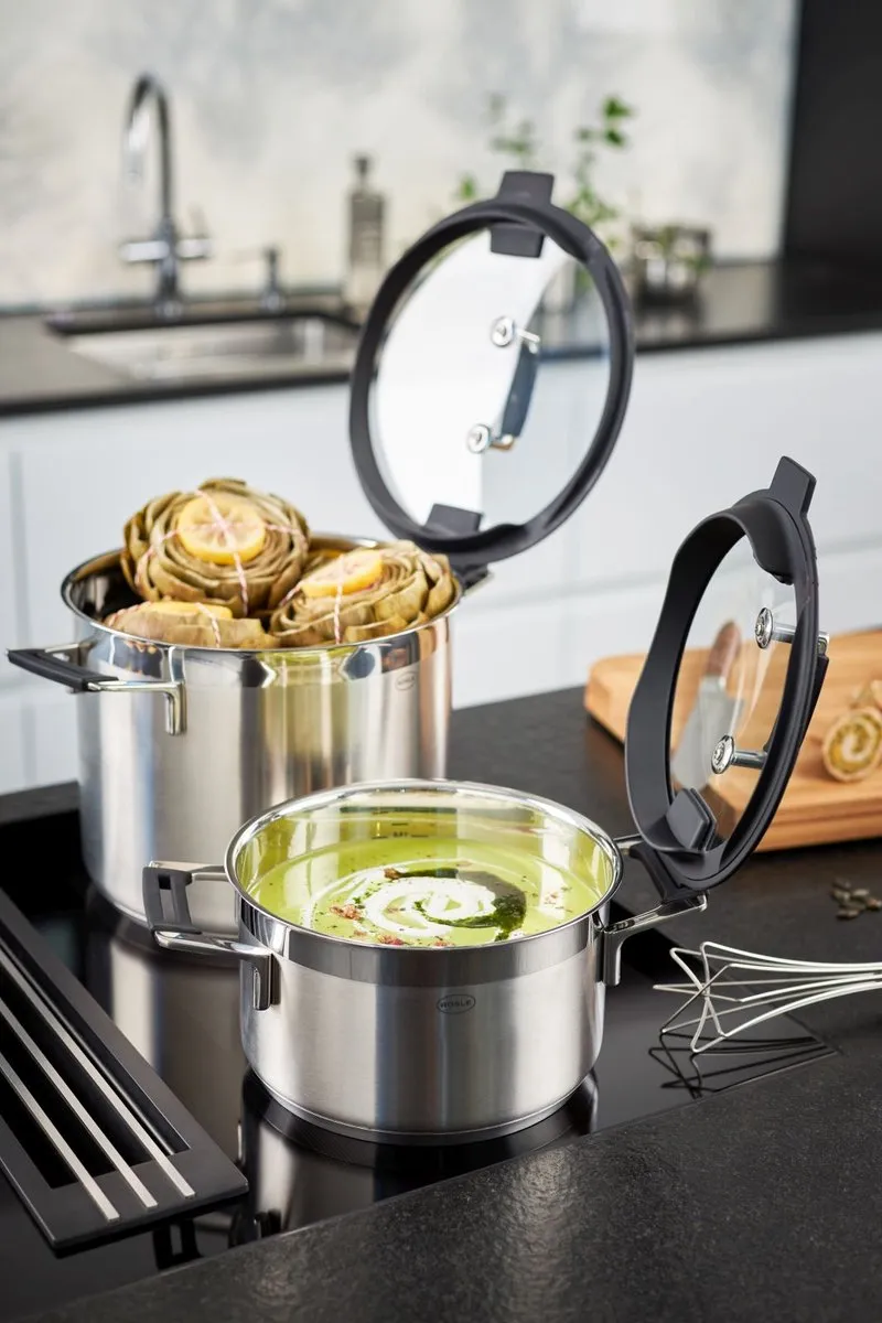 Rösle Silence Pro Pannenset 4-delig 8.7L - 24cm - Zilver