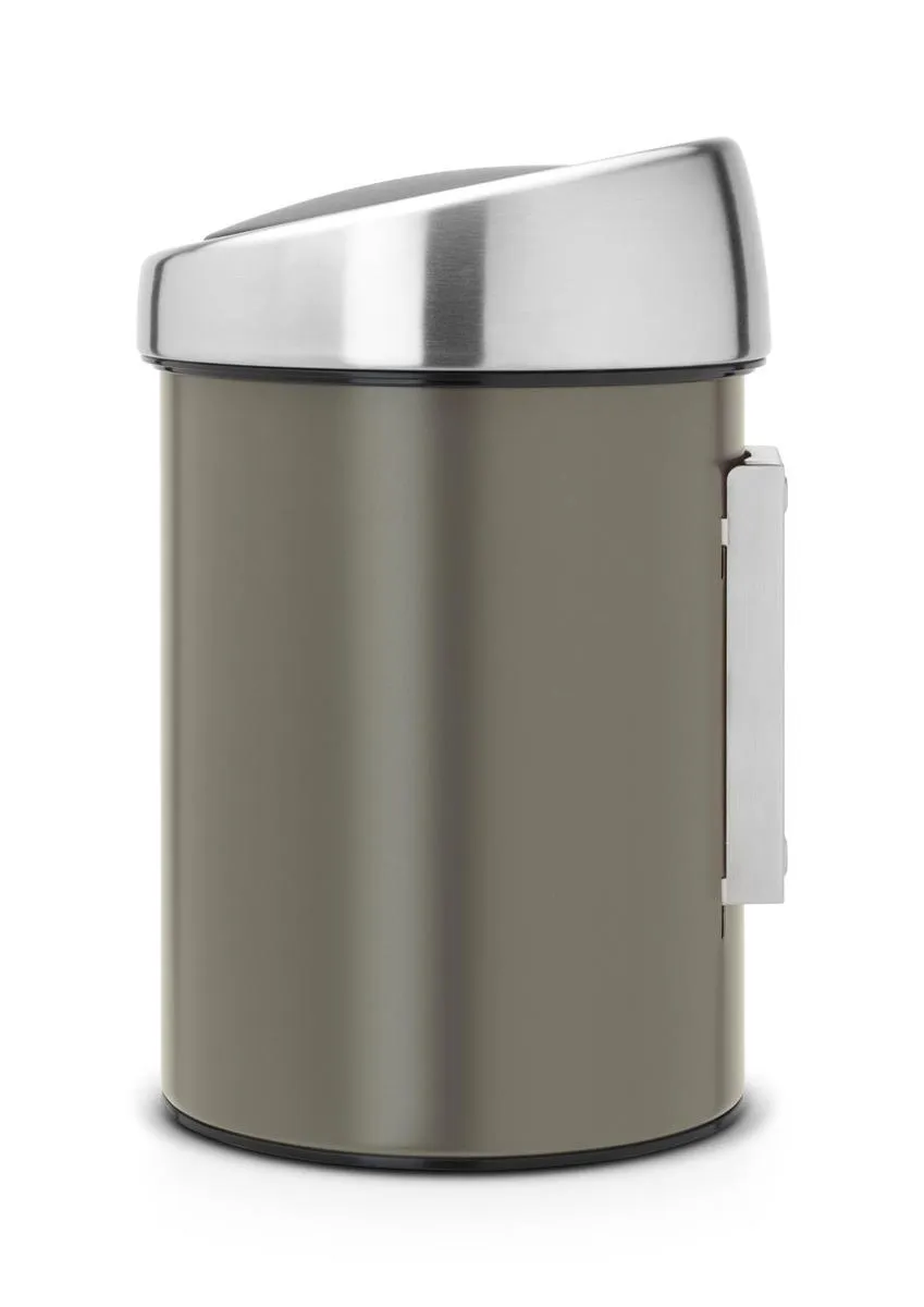 Brabantia Touch Bin Prullenbak 3L - Platinum