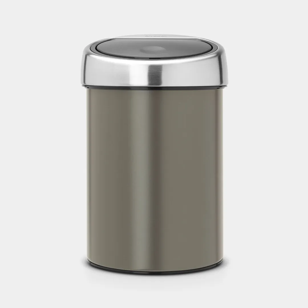 Brabantia Touch Bin Prullenbak 3L - Platinum - afbeelding 6 van 6