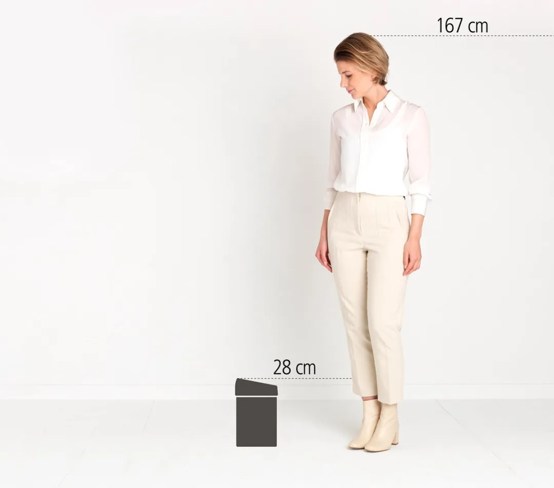 Brabantia Touch Bin Prullenbak 3L - Platinum