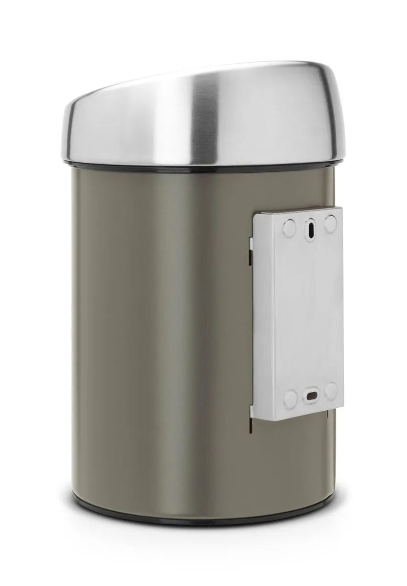 Brabantia Touch Bin Prullenbak 3L - Platinum