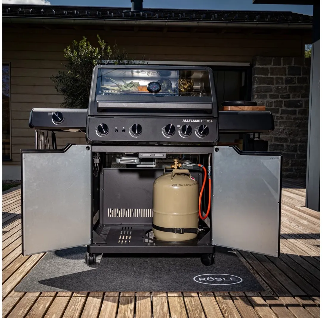 Rösle Barbecue Allflame Hero 4 Gasbarbecue - 4 Branders - 138x62cm