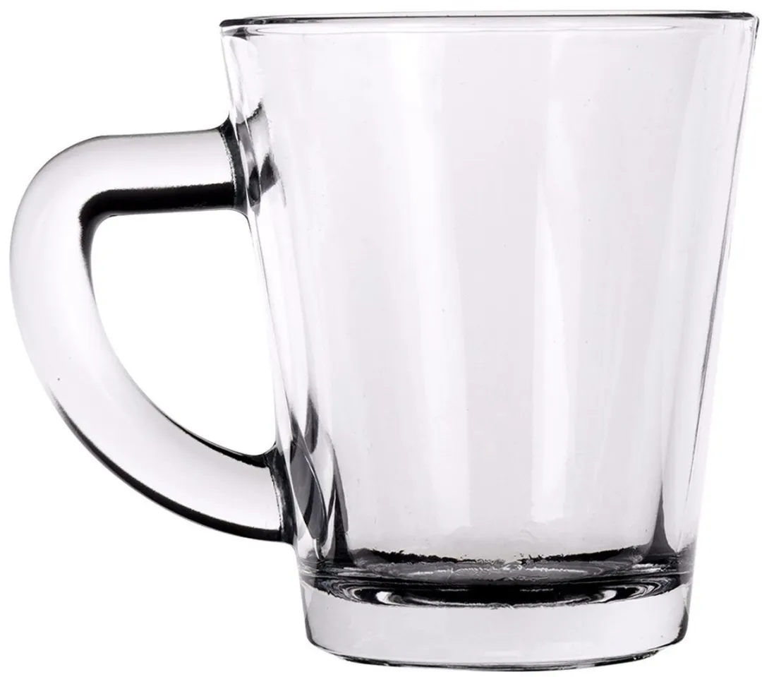 Excellent Houseware Espresso Kopjes 70ml - 6 Stuks - Transparant