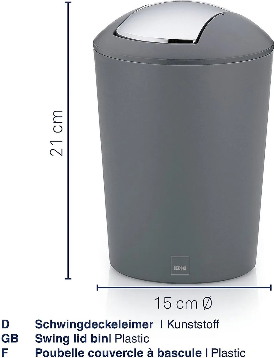 Kela Marta Afvalemmer 1.7L - Jade Groen