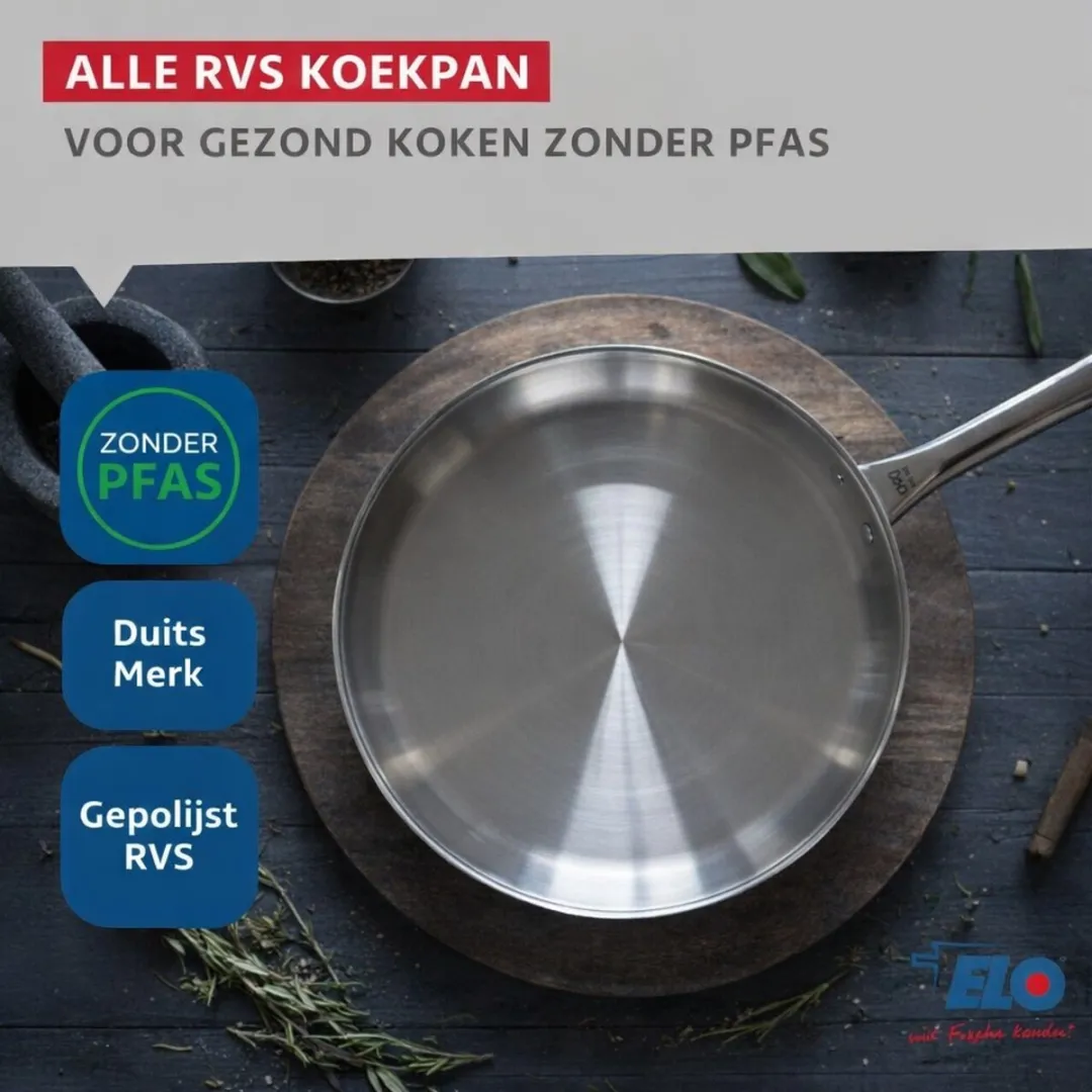 Fackelmann Elo Profi Brillant Keukengerei Set 6-delig - 24/32cm + 12/14/16/20cm