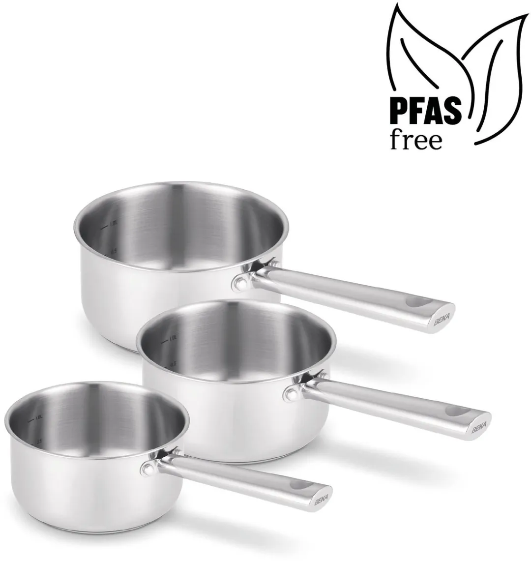 Beka Cicla 3-delige Sauspannen Set 16/18/20cm - Chroom
