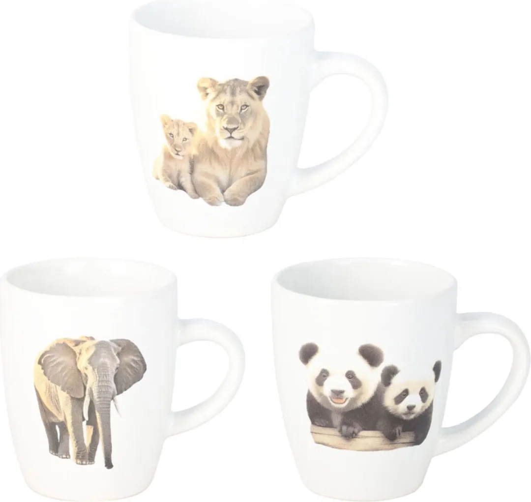 Excellent Houseware Mokje Jungle 220ml - 3 Stuks - afbeelding 3 van 3