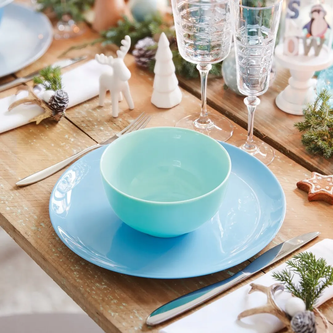 Luminarc Diwali Dinerbord - 25 cm - Blauw